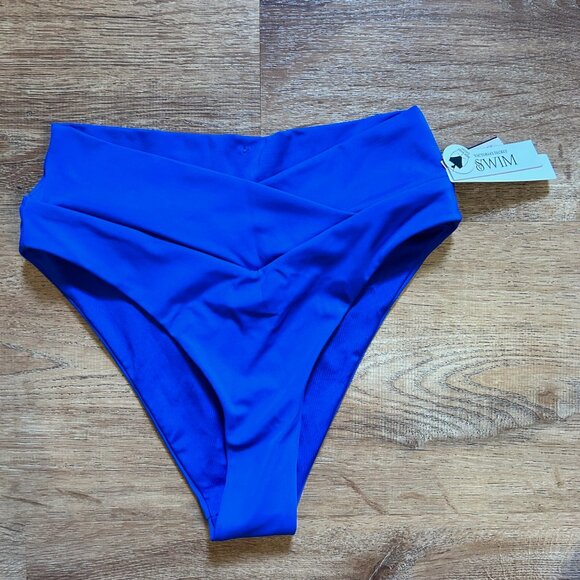 NWT Victoria's Secret Mix-and-Match Crossover High-Waist Bikini Bottom XS - Picture 1 of 2